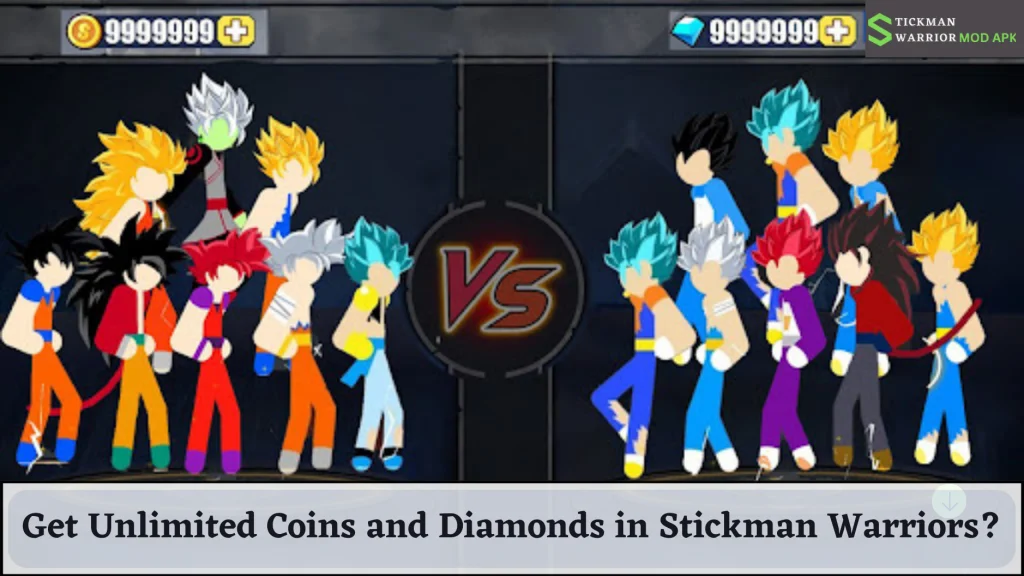 unlimited coins and diamonds in Stickman Warriors